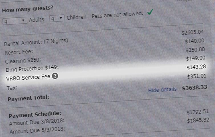Book Direct and Save - Avoid VRBO and AirBNB Service Fees
