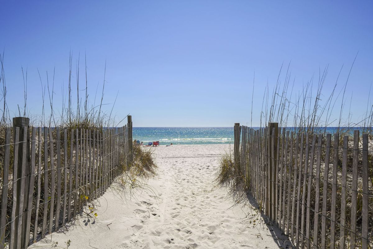 beach access in Crystal Beach